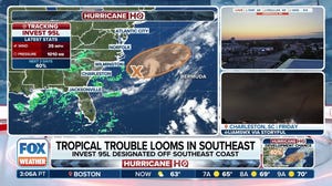 Invest 95L designated off Southeast coast