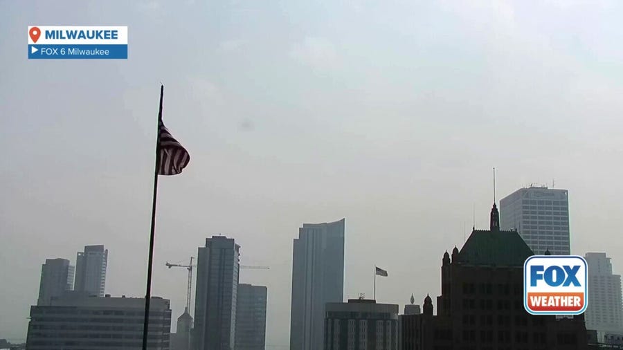 Watch: Milwaukee sky filled with Canadian wildfire smoke