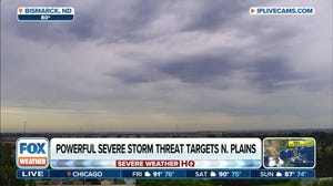 Powerful storm packing hurricane-force wind gusts, tornadoes target northern Plains