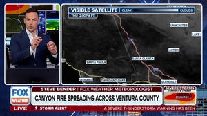 The Canyon fire continues to burn across Ventura County, California