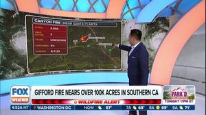 Canyon Fire among several burning across California