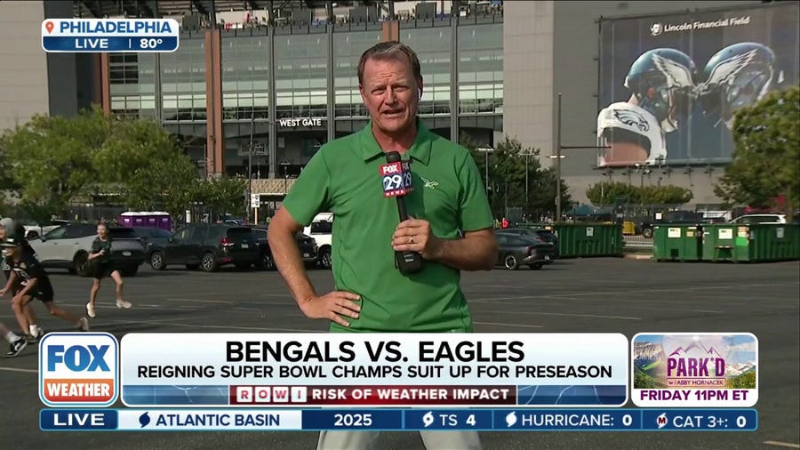 Philadelphia Eagles suit up for preseason game against Cincinnati Bengals