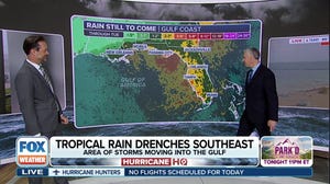 Area of storms to bring downpours to Florida, Gulf Coast