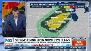 A look at where flooding is likely over the weekend