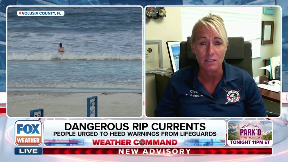 Powerful rip currents off the coast of Volusia County in Central Florida have led to nearly 200 rescues this week.