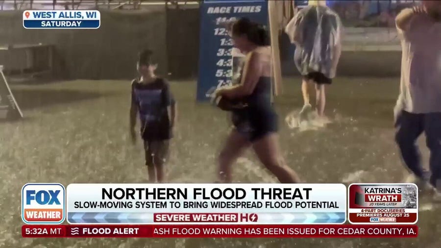 Slow-moving storm system brings flooding to Wisconsin