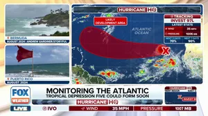 Invest 97L on the verge of becoming Tropical Depression Five