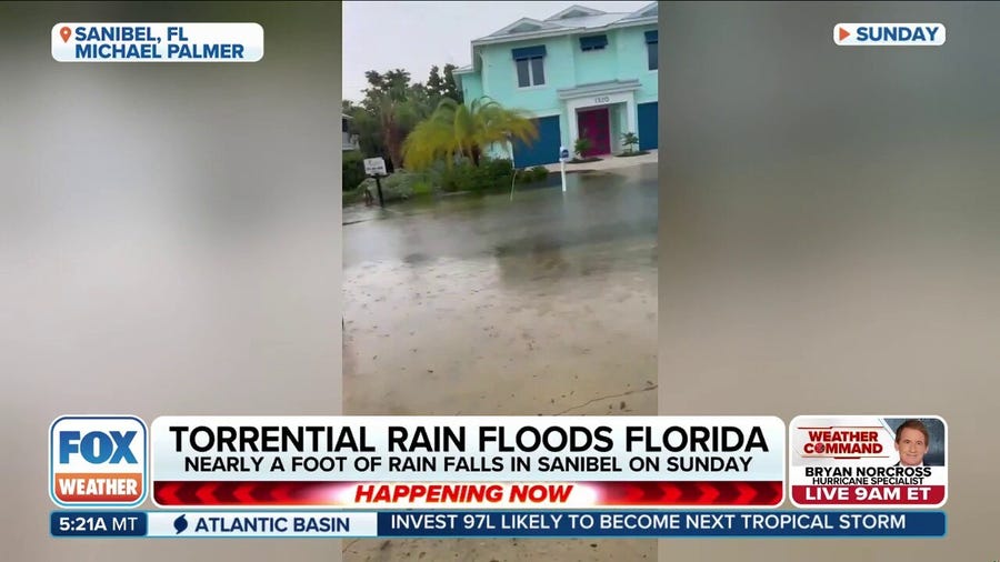 Florida swamped by flooding with more rain headed for the Southeast