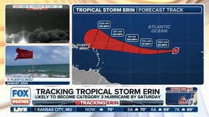 Tropical Storm Erin likely to become major hurricane over the weekend