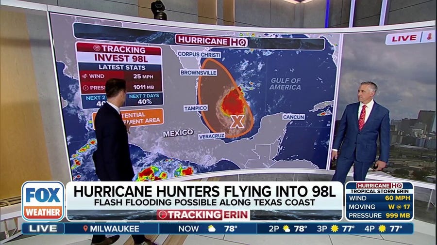 Odds of development for Invest 98L in Gulf increase