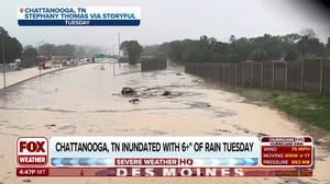 A look at rescue efforts during flooding in Chattanooga, Tennessee