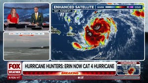 Hurricane Erin rapidly intensifies into Category 4 storm