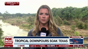 Tropical downpours soak Texas as heavy rain is expected across Lone Star State