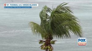 Scenes from U.S. Virgin Islands as Hurricane Erin roars nearby