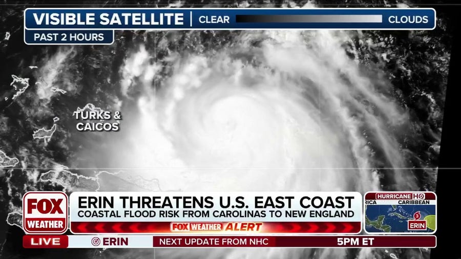 Hurricane Erin to bring life-threatening beach conditions to Bahamas, US coast
