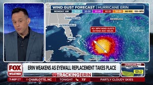Hurricane Erin is expected to turn North away from the U.S. Coast