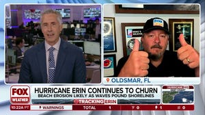 Hurricane Erin continues to stir as a Category 4 storm