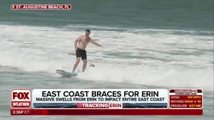 Hurricane Erin is expected to slam the East Coast with strong waves and wind