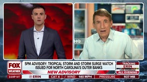 Hurricane Erin continues to rage on prompting storm warnings in North Carolina