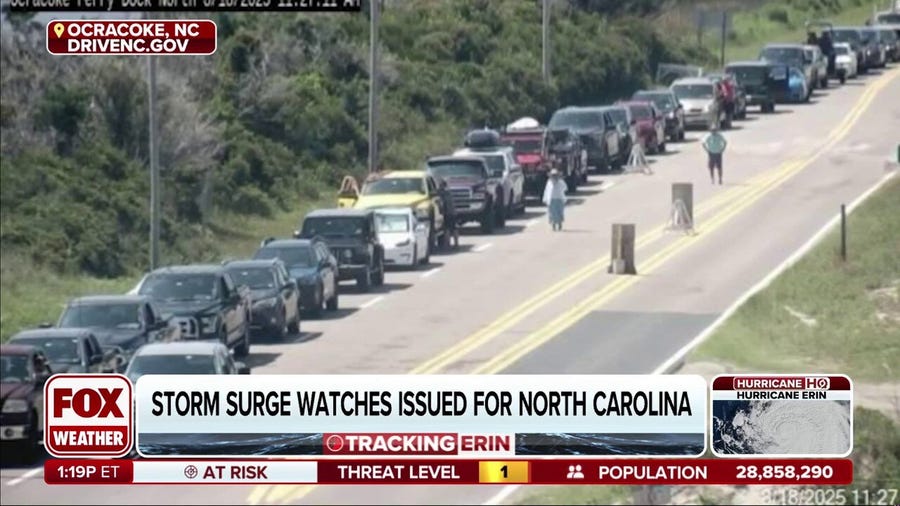 North Carolina coastal communities preparing for Hurricane Erin's impacts