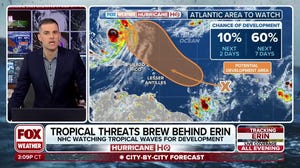 National Hurricane Center highlights two areas to watch looming behind Hurricane Erin
