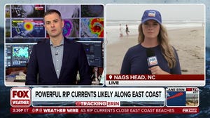 North Carolina coast on alert as Hurricane Erin creates hazardous conditions