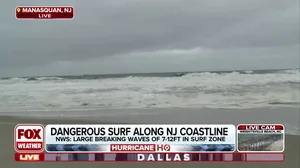 New Jersey seeing large waves, extremely dangerous surf conditions from Hurricane Erin