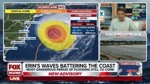 Hurricane Erin batters East Coast as impacts shift to Northeast coast