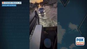Watch: Hurricane Erin floods Queens neighborhood in New York