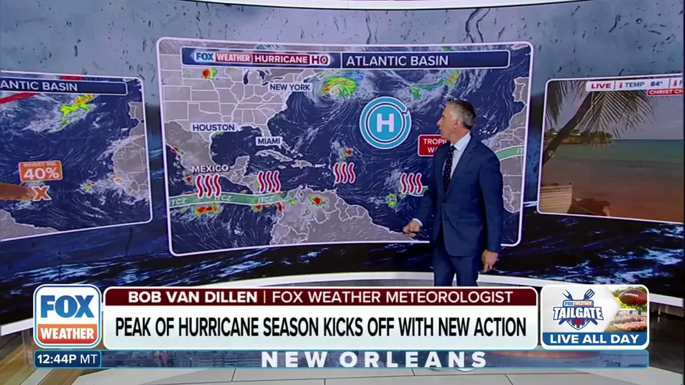 With Hurricane Erin moving away from the U.S., attention doesn't turn away from the tropics in the Atlantic. The NHC is monitoring Invests 90L and 99L for tropical development. The Hurricane Hunters are set to fly into 90L on Saturday.?