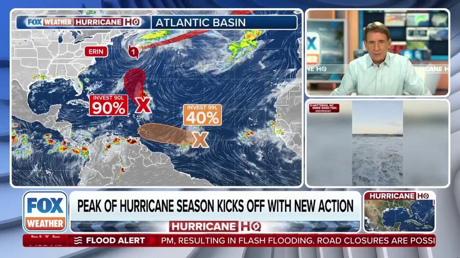 Peak of hurricane season approaches with a flurry of activity in the Atlantic