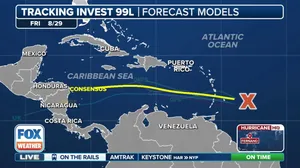 Invest 99L could become tropical depression on approach to Caribbean