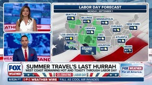 Labor Day travel forecast: Colder temperatures and rain across US