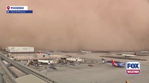 Watch: Time lapse video shows haboob sweep across Phoenix Sky Harbor International Airport in Arizona