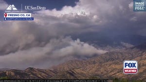 Time lapse video show Garnet Fire rage in Fresno County, California