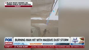 Burning Man festival hit by sudden dust storm