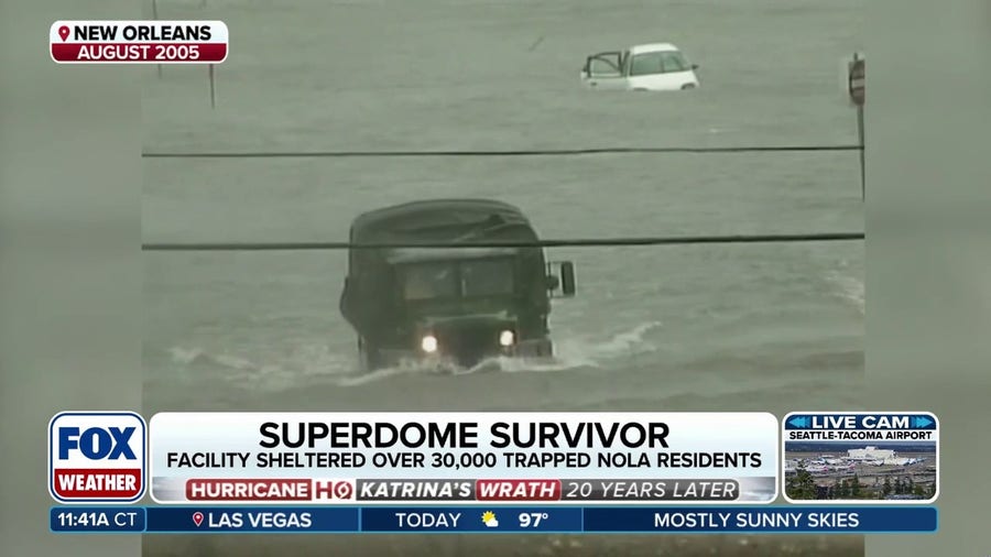 Hurricane Katrina Superdome survivor recounts experience being trapped for 3 days