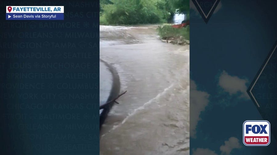Flash flooding slams Arkansas amid rounds of rain