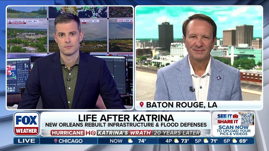 Louisiana Gov. Jeff Landry reflects on 20th anniversary of Hurricane Katrina