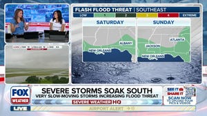 Holiday weekend rain, flood threat to linger across Southeast this weekend