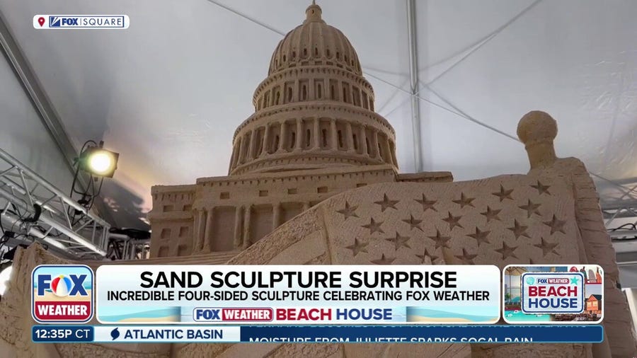 FOX Weather Beach House: American icons carved in sand