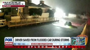 Caught on video: Driver saved from South Carolina floodwaters