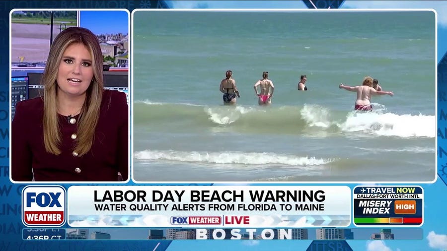 Several beaches along the U.S. East Coast face water quality issues