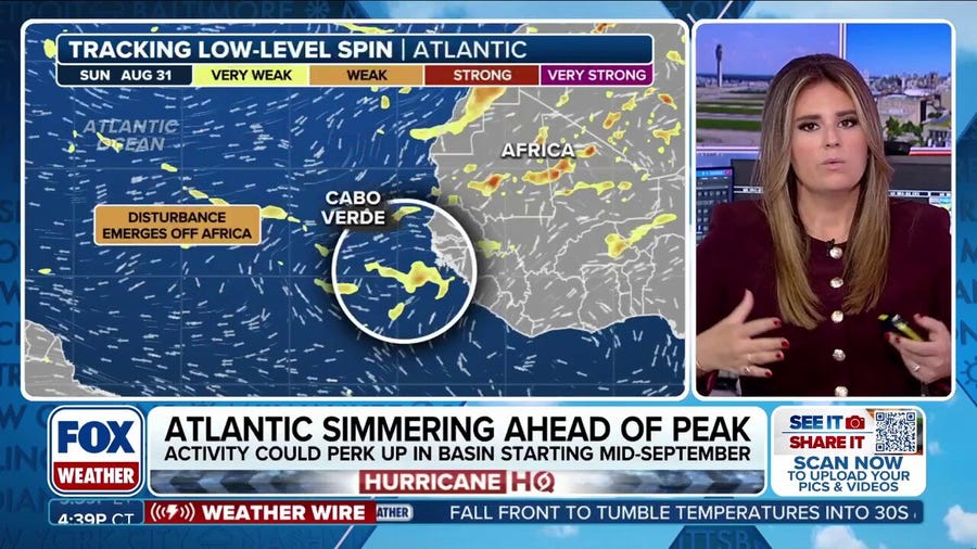 Area to watch off the coast of Africa