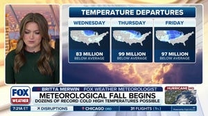 Cool blast brings early fall feel to start September 