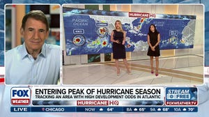 Sea surface temperatures above average as peak hurricane season nears