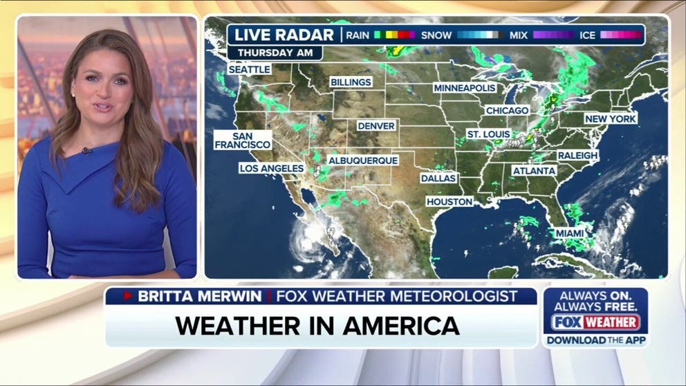 FOX Weather has you covered with the breaking forecasts and weather news headlines for your Weather in America on Thursday, Sept. 4, 2025. Get the latest from FOX Weather Meteorologist Britta Merwin.
