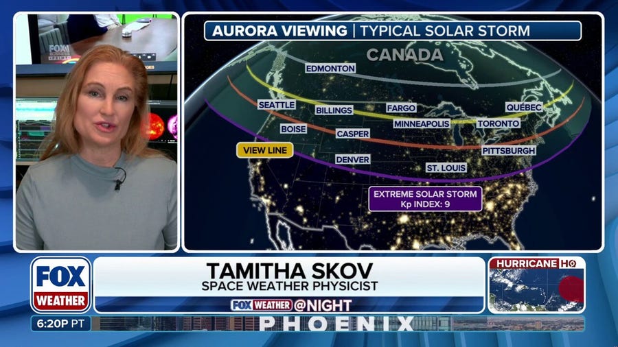 Solar storm fuels aurora across northern U.S.