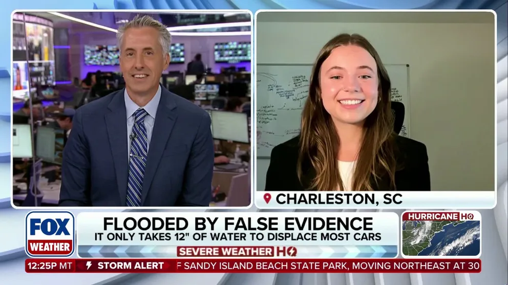 South Carolina resident Anna Brooks joins FOX Weather to share the wild story about how she was given multiple tickets for illegally parking after her car floated away from flooding.