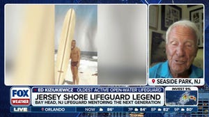 The world’s oldest sitting lifeguard joins FOX Weather